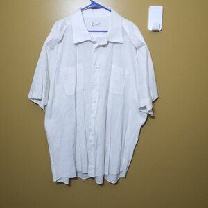 Men's E=mc2 Short Sleeve Button Down Linen Shirt 4x Classic Coastal